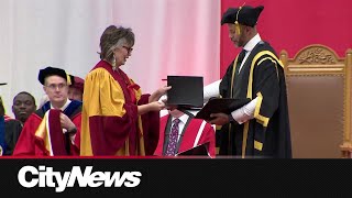 Indigenous Elder honoured at UCalgary convocation [upl. by Reynold]