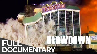 Vegas Casino Frontier Hotel  Building Demolition  BlowDown  S01 E02 Free Documentary [upl. by Akire]