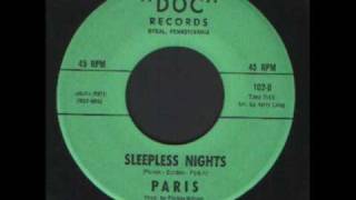 Paris  Sleepless nights  DOC Records Northern Soulwmv [upl. by Blondie]