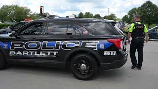 Bartlett Illinois 2024 Parade 4th of July Weekend  64  End of Parade  Bartlett Police [upl. by Terrel]