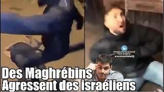 Des Maghrébins attaquent et agressent les supporters israéliens à Amsterdam 😱 Raciste [upl. by Alan802]