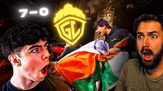 All Streamers Reactions to GODLs 🇮🇳 70 Victory Over LG 😱 [upl. by Dugaid490]