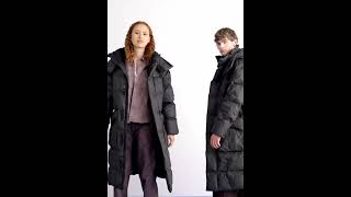 RAINS HARBIN LONG PUFFER JACKET Winter Coat Unisex Women Men  ZALANDO [upl. by Sidnee]