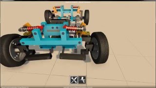 GearBlocks Pushrod Suspension Demo [upl. by Oliva]