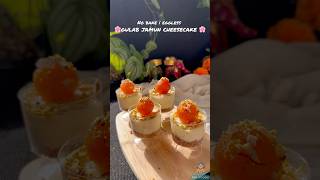 NoBake Gulab Jamun Cheesecake  Eggless Fusion Dessert [upl. by Saiff]