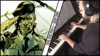 Metal Gear Solid 3  Snake Eater Piano Cover [upl. by Nereids]