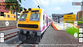 Mumbai Local Train Game for Android  RG Train Tech Demo Android Gameplay  New Train Games 2024 [upl. by Najram39]