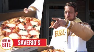 Barstool Pizza Review  Saverios Authentic Pizza MassapequaNY [upl. by Sabba295]