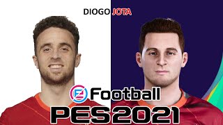 DIOGO JOTA  PES 201920202021  FACE BUILD amp STATS [upl. by Euqinahs]