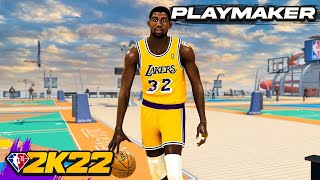 NEW ONE of a KIND PLAYMAKER BUILD on NBA 2K22 [upl. by Sydalg]