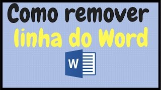 📌Como remover linha do word  Essa dica vai salvar a sua vida Prof Alda [upl. by Martsen]