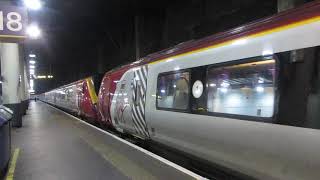 Virgin Train Class 221 Departures London Euston for Wolverhampton and Shrewsbury [upl. by Suvart]