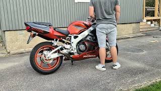 Honda CBR 900RR 1998 Fireblade exhaust sound without muffler [upl. by Missi485]