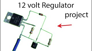 Make a 12 volt regulator circuit Simple electronic diy project [upl. by Adnirak]