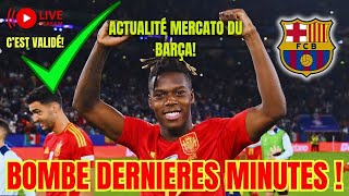 Mercato Barça La Bombe Nico Williams Pour 2025Tout Savoirquotactualités mercato barçaactualité barca [upl. by Elstan47]