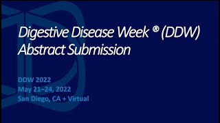 DDW 2022 Abstract Submission Tutorial [upl. by Anelaf]