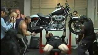 harley Davidson bench press commercial [upl. by Angeli716]