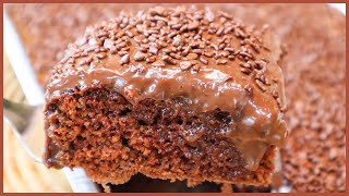 NÃO FAÇA BOLO DE CHOCOLATE ANTES DE VER ESSE VÍDEO  MASSA FOFINHA E MOLHADINHA  Receitas de Pai [upl. by Dahcir]