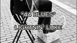 “44 Blues”  Lightnin’ Luke  Busking on King St in Charleston SC ⚡️ [upl. by Nesrac]