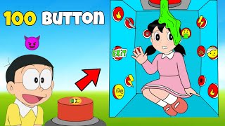 Nobita Play 100 Button Game  Shinchan And Nobita Game  Funny Game [upl. by Chaddie519]