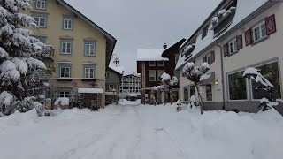 Wintereinbruch in Oberstaufen im Allgäu [upl. by Consuelo]