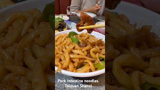 Pork intestine noodles Taiyuan Shanxi [upl. by Anod98]