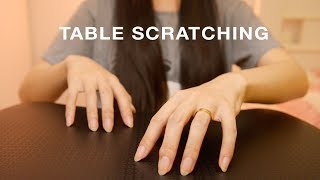 ASMR Relaxing Table Scratching  Different Surfaces No Talking [upl. by Norre]