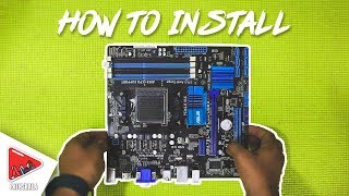 How To Install Motherboard In Pc StepbyStep  Hindi [upl. by Zela]