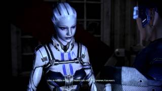 Mass Effect 3  Final Goodbye to Liara Romance [upl. by Einaffets]