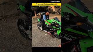 Scammer Delivery Boy Ka Attitude To Dekho 🤬scammer deliveryboy attitude motovlog ninja001vlogs [upl. by Horne392]