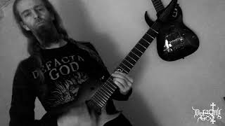 DEFACING GOD  The End Of Times Guitar Playthrough  Napalm Records [upl. by Silda177]