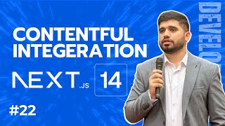 22 Integrating Contentful CMS with Nextjs 14  Nextjs 14 Tutorial [upl. by Ardnassac]