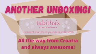 UNBOXING Massive Box of Goodies from Croatia Fused Glass Goodies from Tabitha’s Glass Emporium [upl. by Dallas]