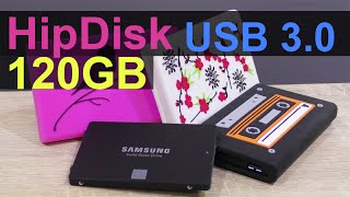 DIGITTRADE HipDisk 120GB USB 30 External Hard Drive SSD Review [upl. by Aseram]