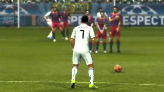 Tiro Libre Cristiano Ronaldo 40mts  PES 2011 PC [upl. by Enitsej]