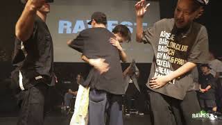 Taichi amp Rin vs SHOWY amp Flame  RAWEST vol1 2on2 FINAL  Osaka Japan Dance Battle [upl. by Arebma]