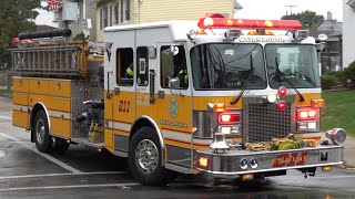 Catasauqua Fire Department Engine 211 Responding 92222 [upl. by Aihsila]