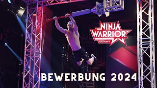 NINJA WARRIOR GERMANY 2024  Bewerbung [upl. by Donahoe]