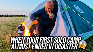 When Your First Solo Camp Almost Ended in Disaster 😱 [upl. by Margreta618]