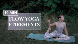 10 min routine yoga étirements corps complet niveau intermédiaire 🌤🍄🕷 [upl. by Flita]