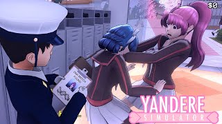 ELIMINATING RIVALS BY TURNING THEM AGAINST EACH OTHER amp FIGHTING THE JOURNALIST  Yandere Simulator [upl. by Georgeta4]