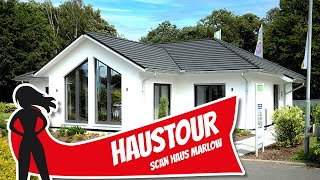 Günstiger Bungalow mit WOWWohnraum für Familien von Scan Haus Marlow  Haustour  Hausbau Helden [upl. by Leis]