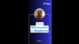 BygBanker  Sahana Gowda  Student Success Stories [upl. by Irtimid]