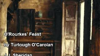 ORourkes Feast by Turlough OCarolan  JJ Sheridan piano [upl. by Naves]