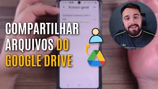 COMO COMPARTILHAR ARQUIVOS E PASTAS DO GOOGLE DRIVE [upl. by Capp]