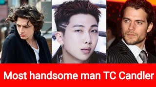 TC Candler most handsome man Timothee chalamet timothée Henry cavill nam joon hairstyle interview [upl. by Alcina665]