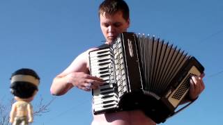 Shingeki no Kyojin OP  Guren no Yumiya on Accordion [upl. by Nuahsed]