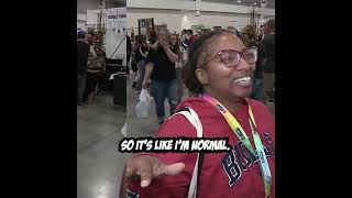 Comic Con Couple Disagrees About Everything comicconvention scifi williamshatner wonderwoman [upl. by Sibel]