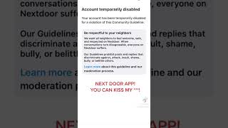 NEXTDOOR NEIGHBORHOOD APP SUCKS [upl. by Lancey]