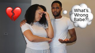 RANDOMLY CRYING THROUGHOUT THE DAY PRANK ON BOYFRIEND CUTE REACTION [upl. by Costa]